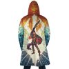 Black Swordman Guts Berserk AOP Hooded Cloak Coat BACK Mockup - Berserk Merchandise
