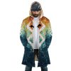 Black Swordman Guts Berserk AOP Hooded Cloak Coat FRONT Mockup - Berserk Merchandise