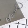 Japan PS4 Game Berserk Logo KeyChain Sword Wind Legends Warrior Sword Metal Keyring For Men Key 4 - Berserk Merchandise