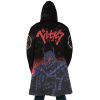Struggler Berserk AOP Hooded Cloak Coat BACK Mockup - Berserk Merchandise