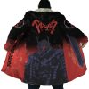 Struggler Berserk AOP Hooded Cloak Coat NO HOOD Mockup - Berserk Merchandise