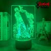acrylic led night light anime berserk guts 729 - Berserk Merchandise