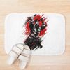 An Angry Warrior With A Beard, His Body Was Stained With Blood, Berserk Bath Mat Official Berserk Merch