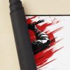 An Angry Warrior With A Beard, His Body Was Stained With Blood, Berserk Mouse Pad Official Berserk Merch