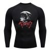 Anime Berserk Black Compression Gym Tshirts Men s Sports Quick Dry Summer Workout Fitness Long Slevee 11 - Berserk Merchandise