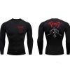 Anime Berserk Black Compression Gym Tshirts Men s Sports Quick Dry Summer Workout Fitness Long Slevee 2 - Berserk Merchandise