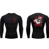 Anime Berserk Black Compression Gym Tshirts Men s Sports Quick Dry Summer Workout Fitness Long Slevee 4 - Berserk Merchandise