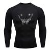 Anime Berserk Black Compression Gym Tshirts Men s Sports Quick Dry Summer Workout Fitness Long Slevee 8 - Berserk Merchandise