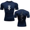 Anime Berserk Guts Men s Compression Shirt Fitness Sport Running Tight Gym TShirts Athletic Quick Dry 2 - Berserk Merchandise