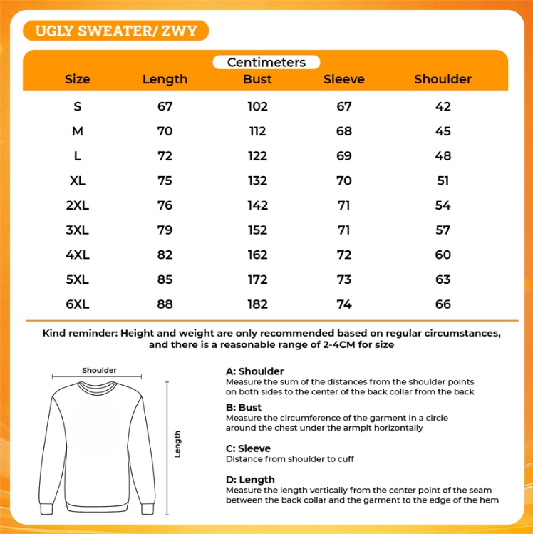 3D UGLY SWEATER - Berserk Merch