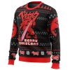 Christmas Red Guts Berzerk men sweatshirt SIDE FRONT mockup - Berserk Merch